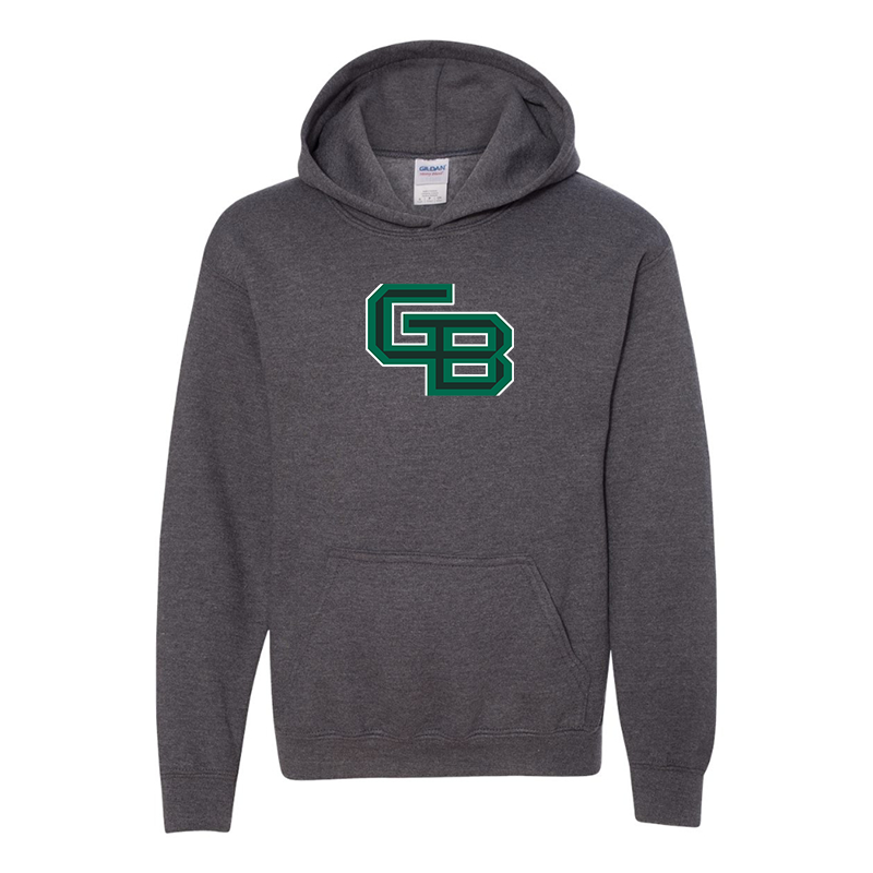 Youth Wisconsin Green Bay Phoenix Gildan Heavy Blend  Hooded Sweatshirt